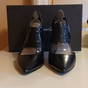 Black by Kenneth Cole Black Leather Pumps Size 7.5